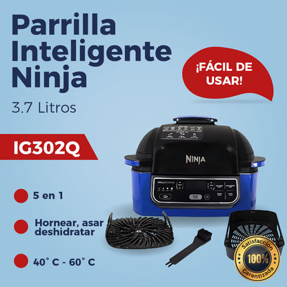 Parrilla Inteligente Ninja IG302QBL 5 en 1