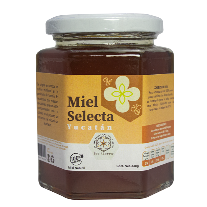 Miel Selecta Yucatán  - BEE TIERRA - 330g