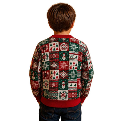 Suéter Navideño Infantil Ugly Sweater Muñeco de nieve CH Unisex