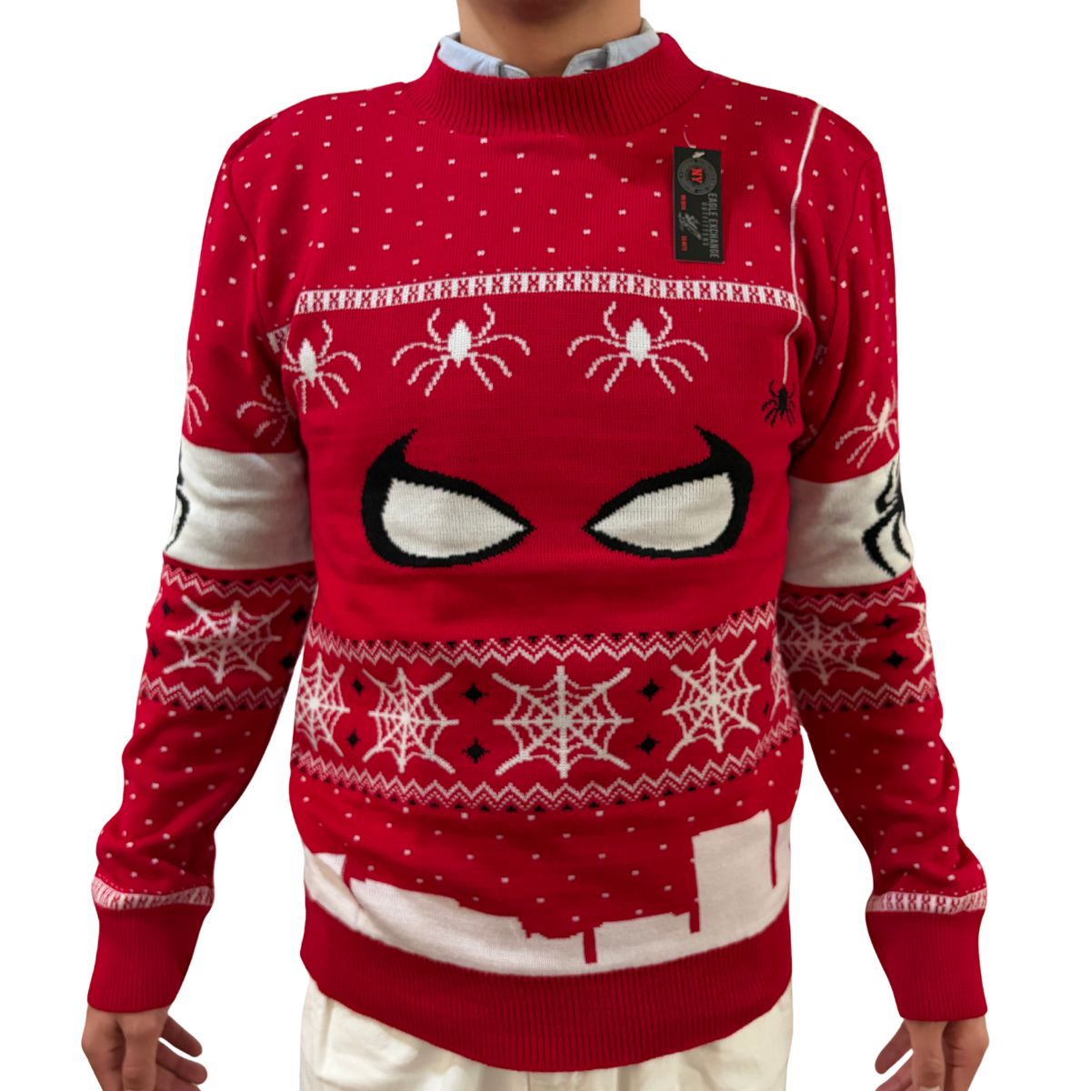 Sueter navideño Ugly Sweater Spiderman Hombre araña Unitalla Unisex