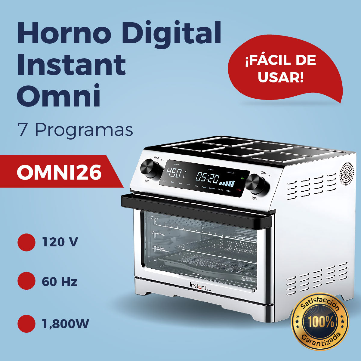 Horno Digital Instant Omni OMNI26