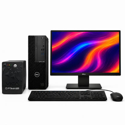 Combo Computadora de Escritorio Dell OptiPlex 3000 12a Generación + No Break VICA Optima 600 de 6 entradas