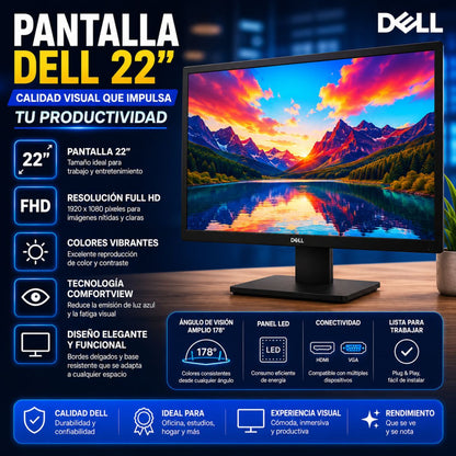 Computadora de escritorio Dell Optiplex 3000 Intel Core i5 12 Gen. Windows 11 8GB RAM DDR4