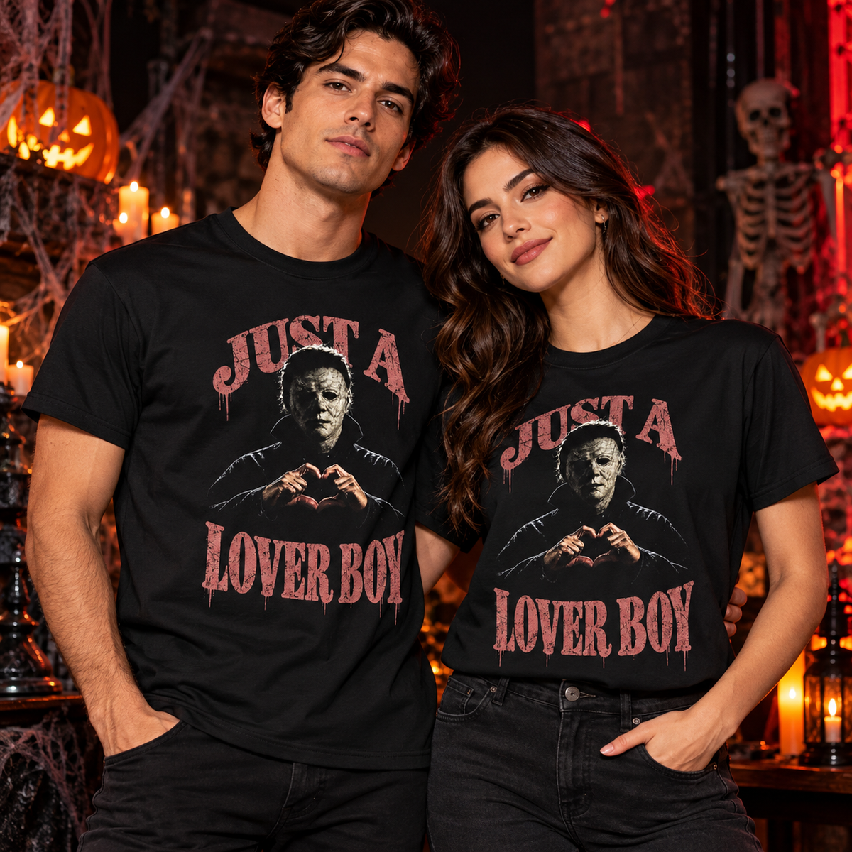 Playera Negra Michael Myers Halloween Unisex