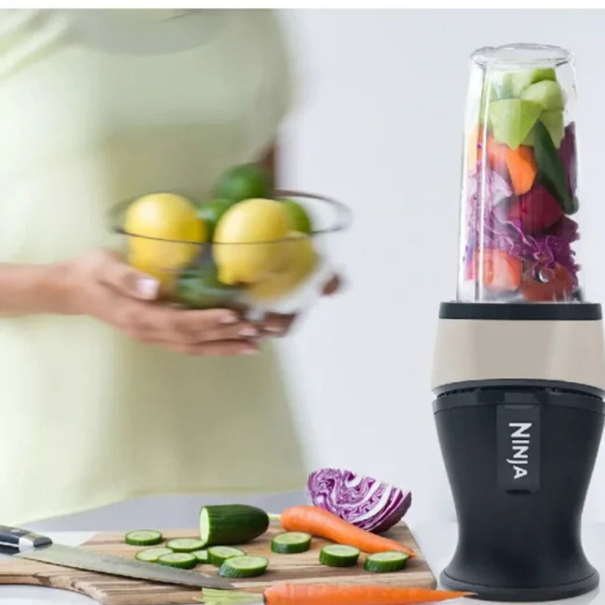 Licuadora Personal Ninja Qb2900ssbf Con 1 Vaso De 473ml