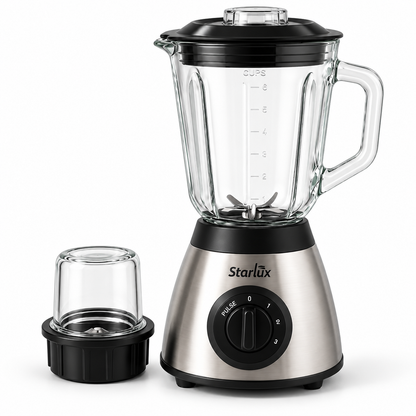 Licuadora 2 en 1 Starlux SEB-1104 1.5 Litros Acero inoxidable 800W