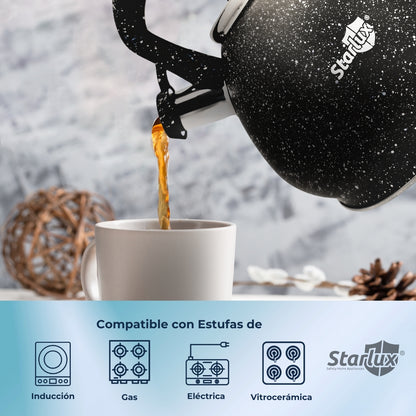 Tetera hervidor Starlux 3L inducción acero inoxidable SL-11805