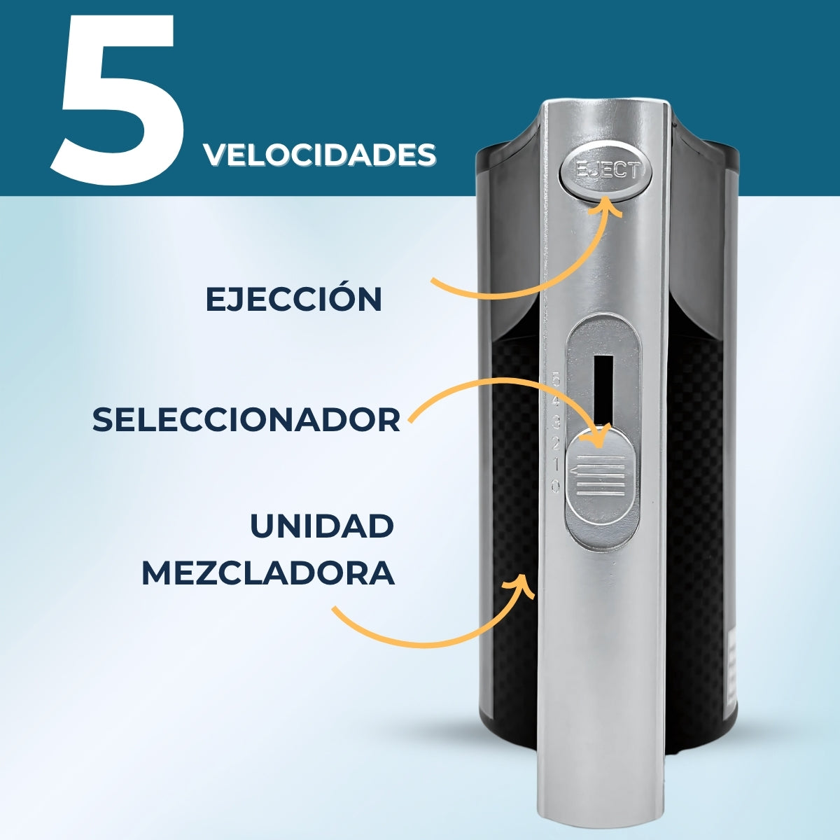 Batidora de mano Starlux 5 velocidades SL-25208
