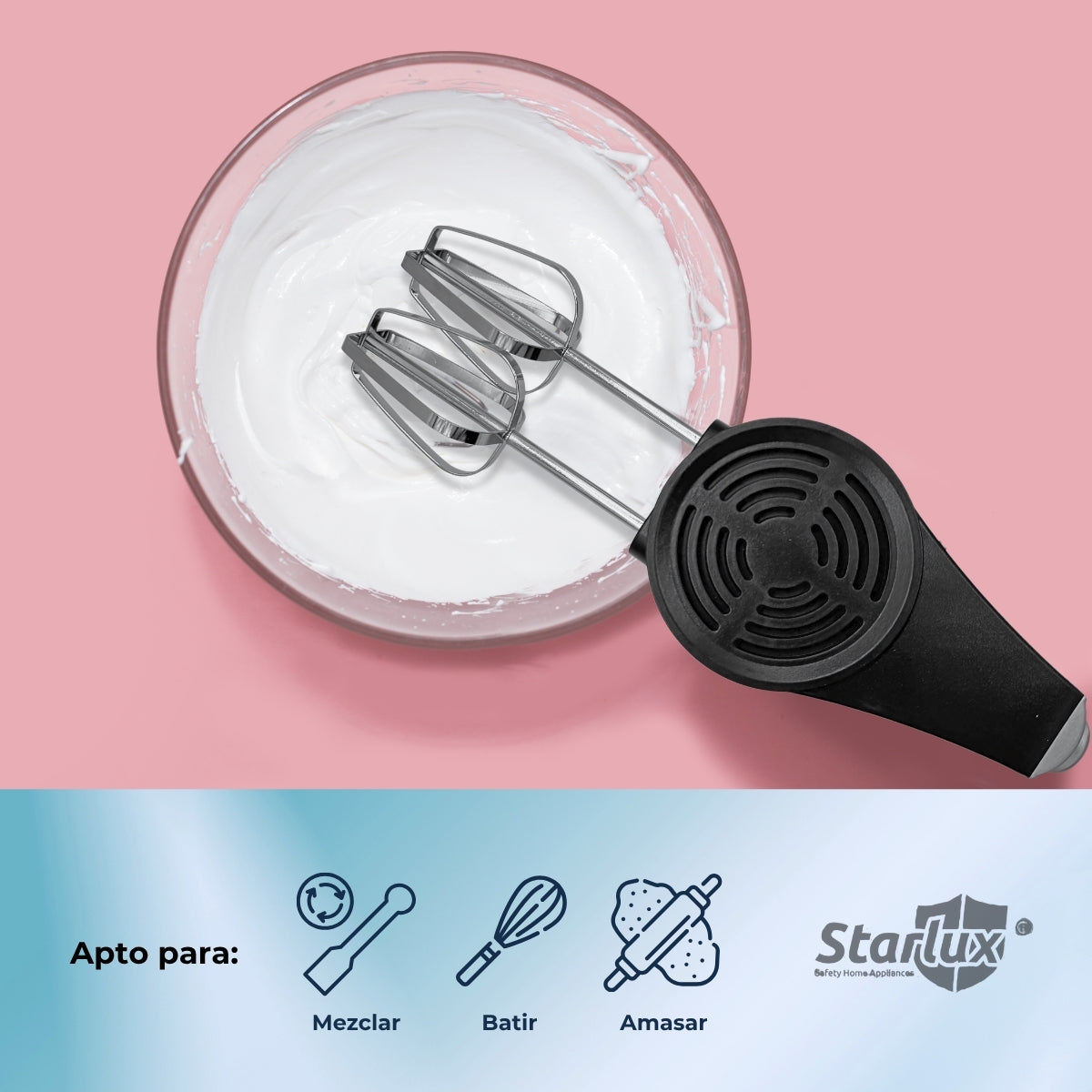 Batidora de mano Starlux 5 velocidades SL-25208