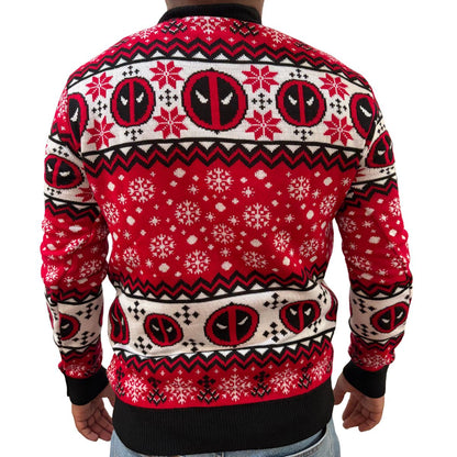 Suéter navideño Ugly Sweater Deadpool Unitalla Unisex