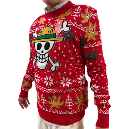Suéter navideño Ugly Sweater One Piece Rojo Unitalla Unisex