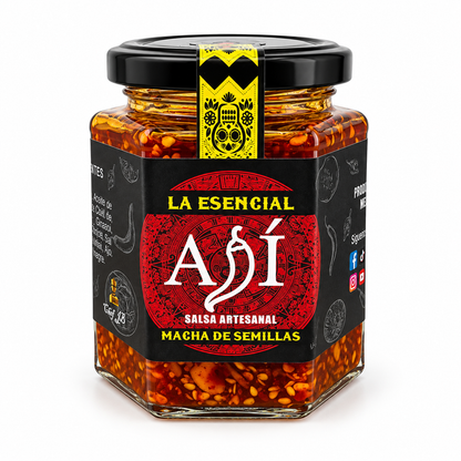 Salsa Macha La esencial Macha de semillas Ají Salsa Artesanal