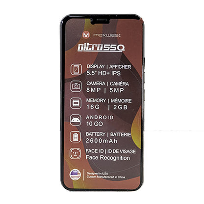 Celular 5 Pulgadas Maxwest NITRO55Q 16 GB Android 10