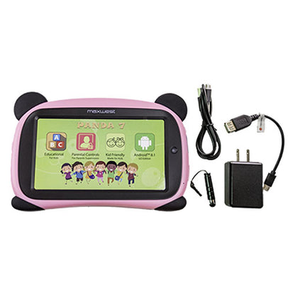 Tablet Kids Panda 16 GB Android 8.1 Maxwest Rosa