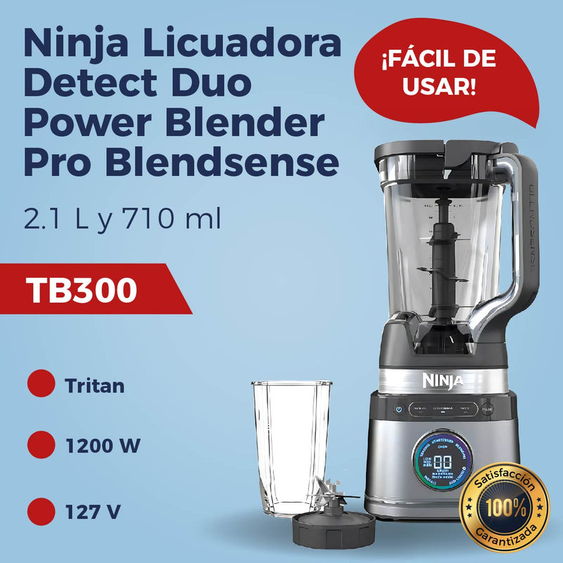 Ninja Licuadora Detect Duo Power Blender Pro Blendsense TB300