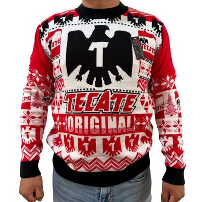 Sueter navideño Ugly Sweater Tecate Original Unisex