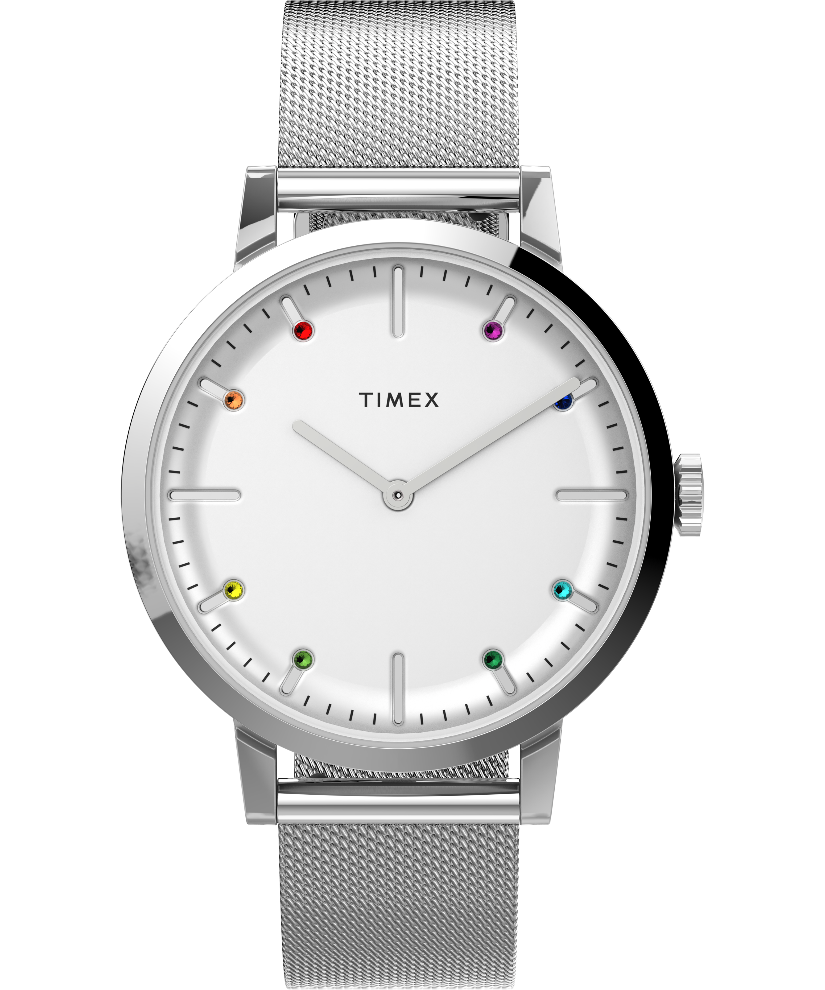 Timex Midtown Carat Plata Corr Braz Mesh Plata 36 mm TW2V36900