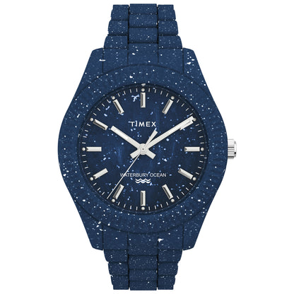 Timex Waterbury Carat Azul Braz Azul 41 mm TW2V37400