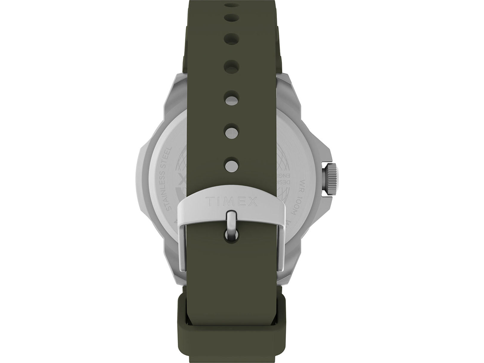 Timex Outdoor Field Carat Verde Caballero 42 mm Correa Silicon Verde TW2V40700