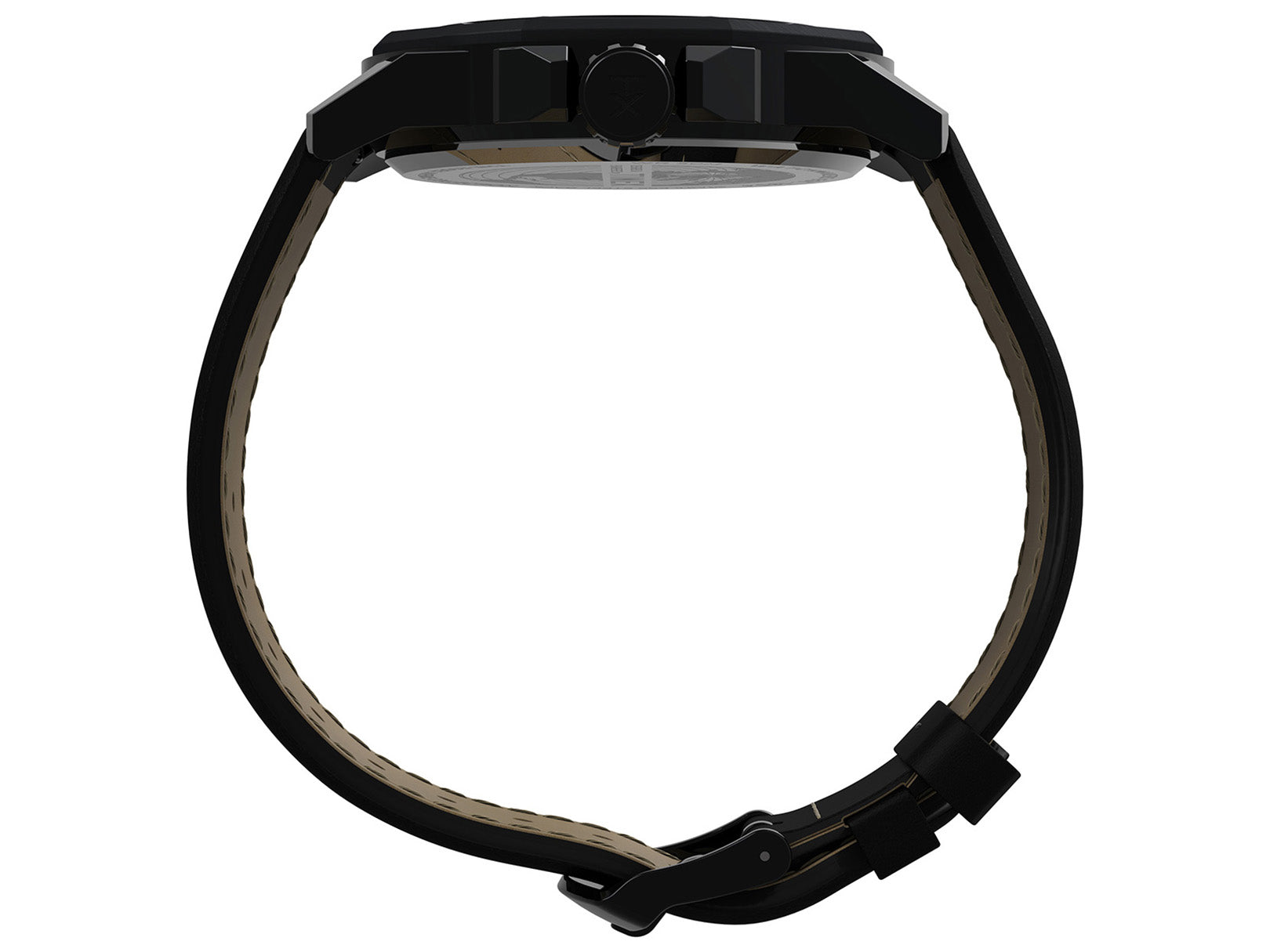 Timex Essex Avenue Caballero Carat Azul 44 mm Correa Piel Negra TW2V42900