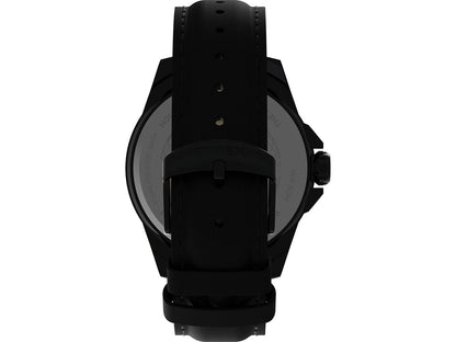 Timex Essex Avenue Caballero Carat Azul 44 mm Correa Piel Negra TW2V42900