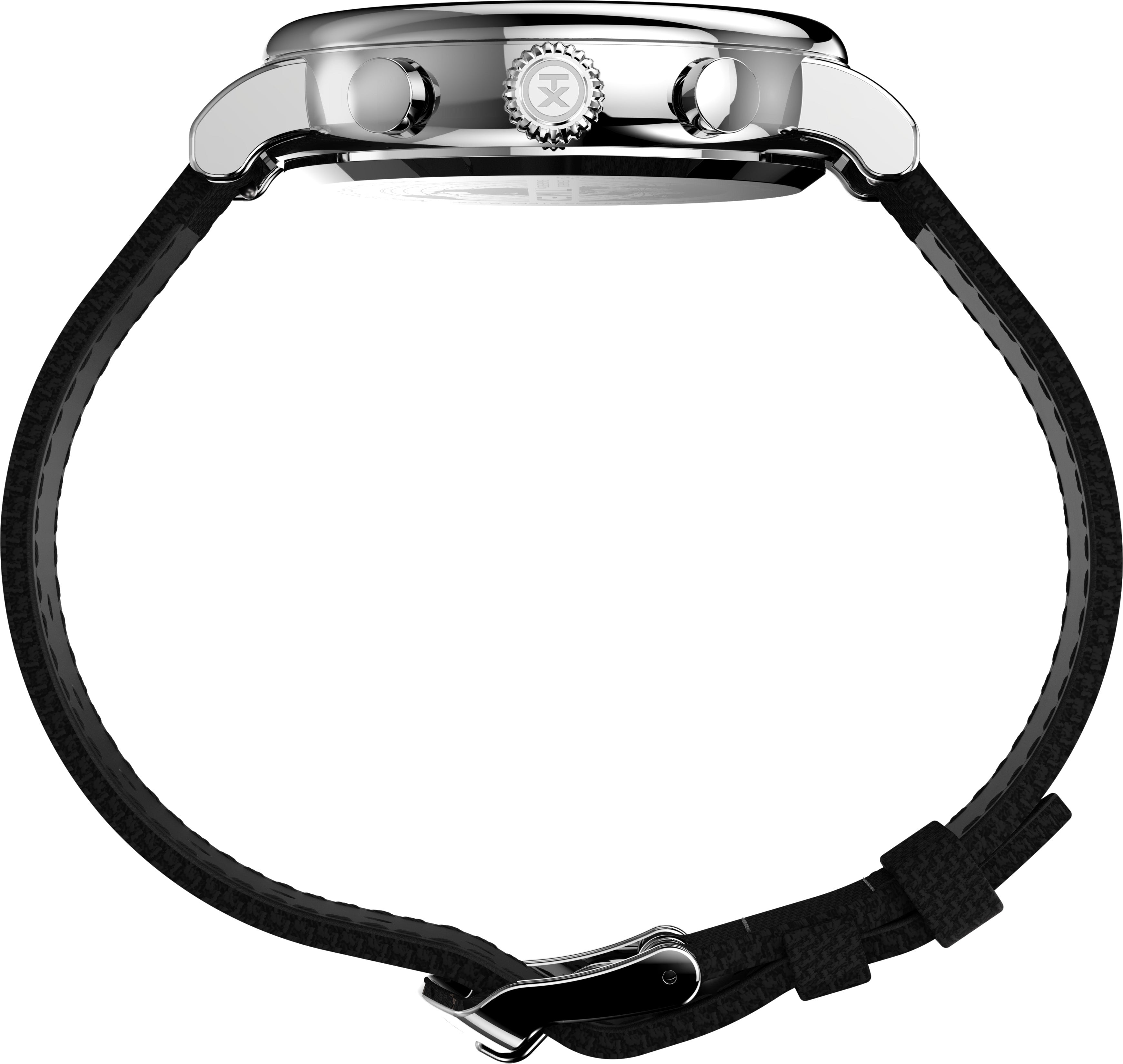 Timex Standard Chrono Carat Negro Caballero 41 mm Correa Piel Negra TW2V43700