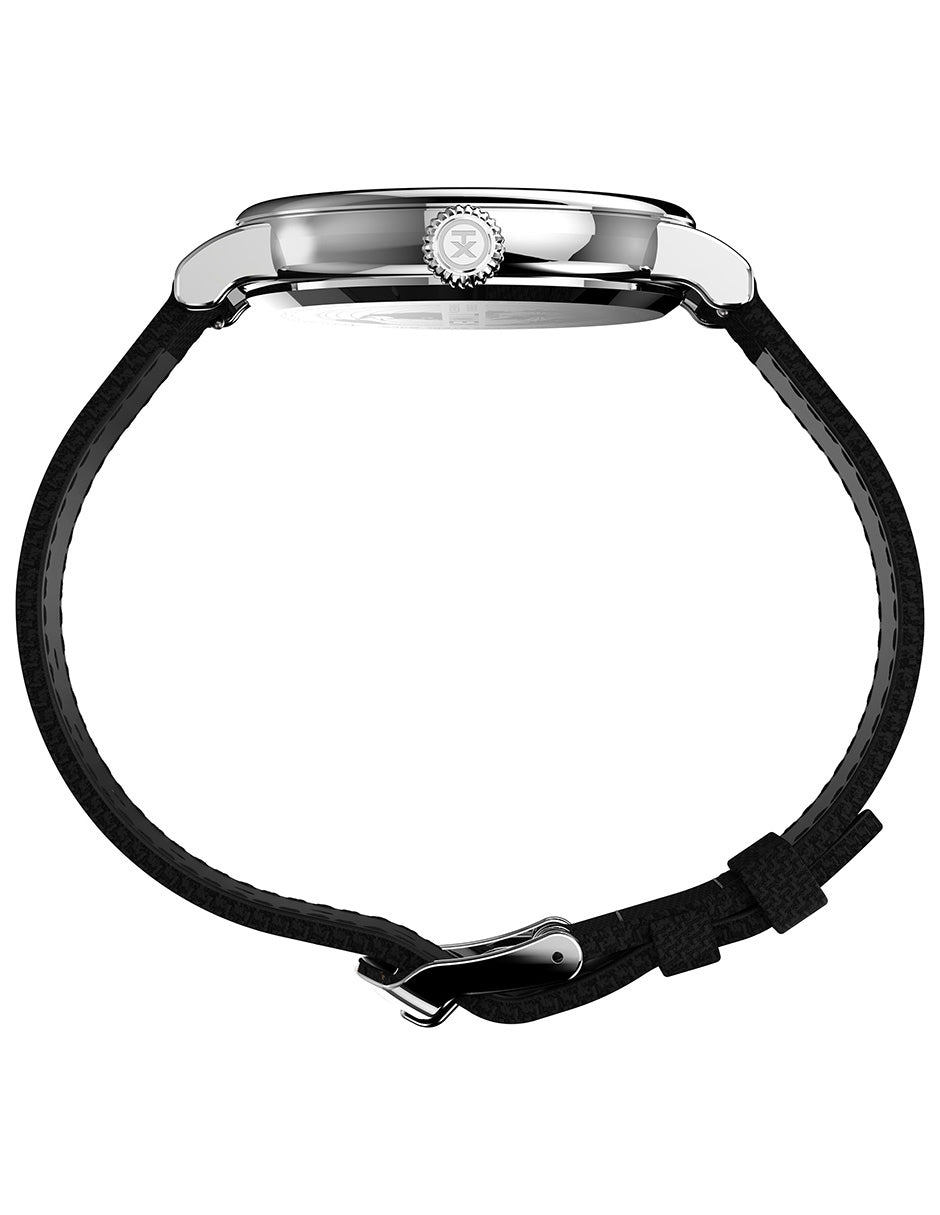 Timex Standard Carat Negro Caballero 40 mm Correa Piel Negra TW2V44000