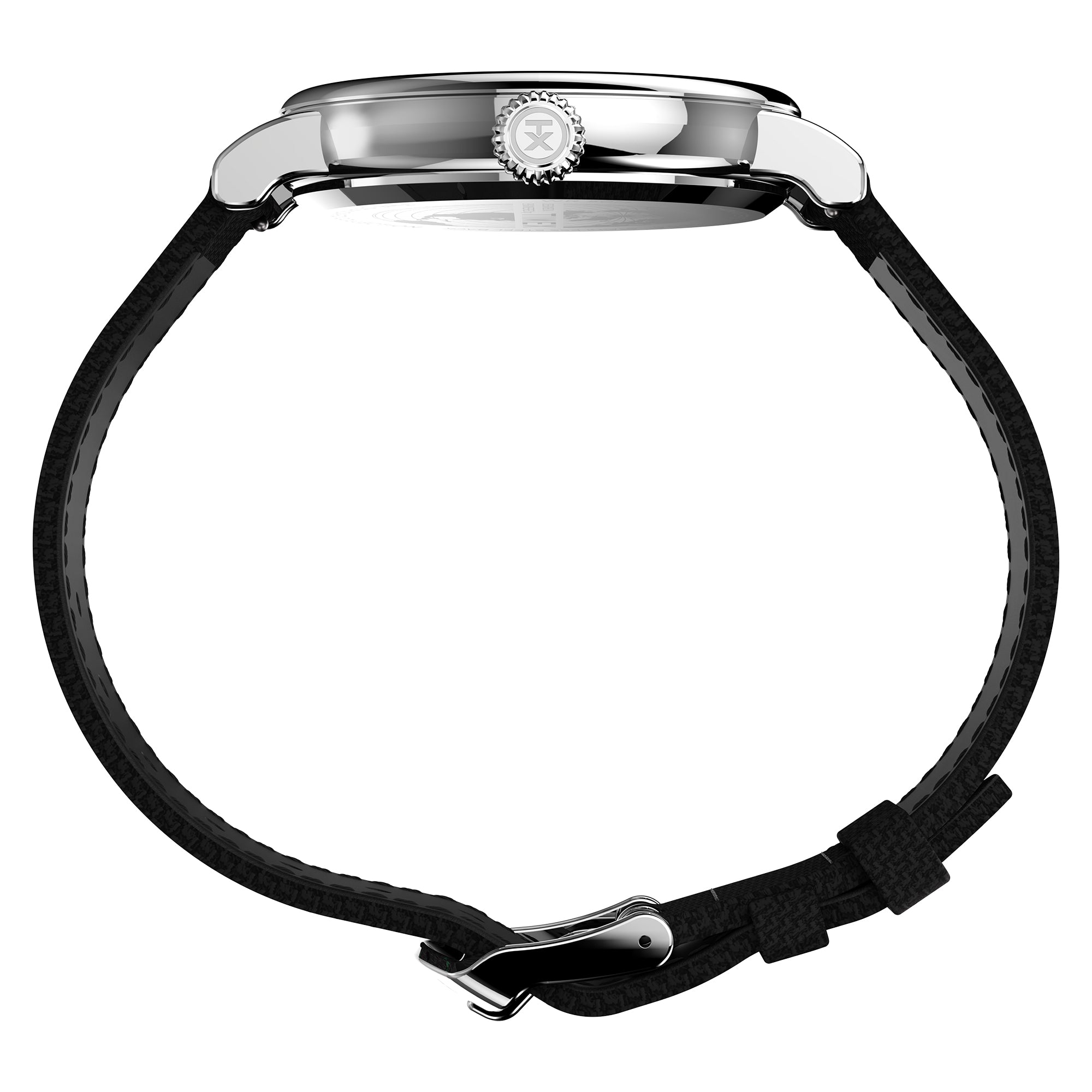 Timex Standard Carat Verde Caballero 40 mm Corr Piel Negra TW2V44200