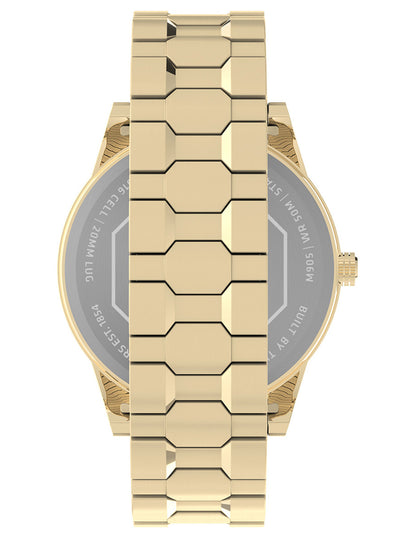Timex Ufc Legend 3 Manecillas Caja 42mm Carat Gris Braz Expansion Oro Amarillo TW2V56400
