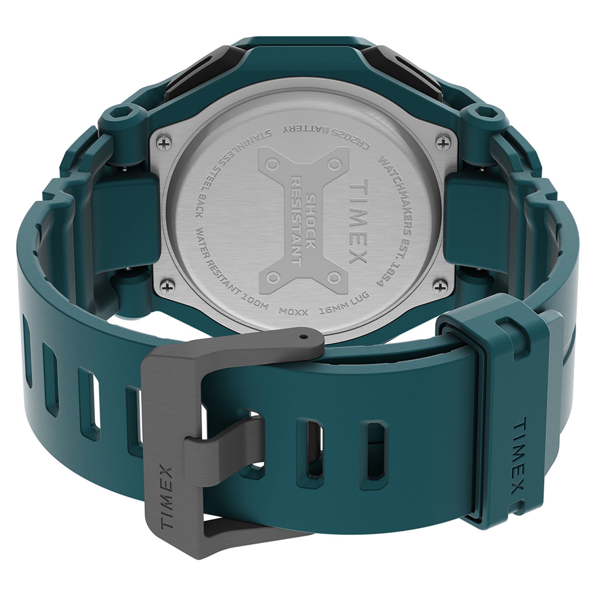 Timex Command Encounter Cab Digital Carat Digital Correa Resina Azul Caja Resina 45 mm TW2V59900