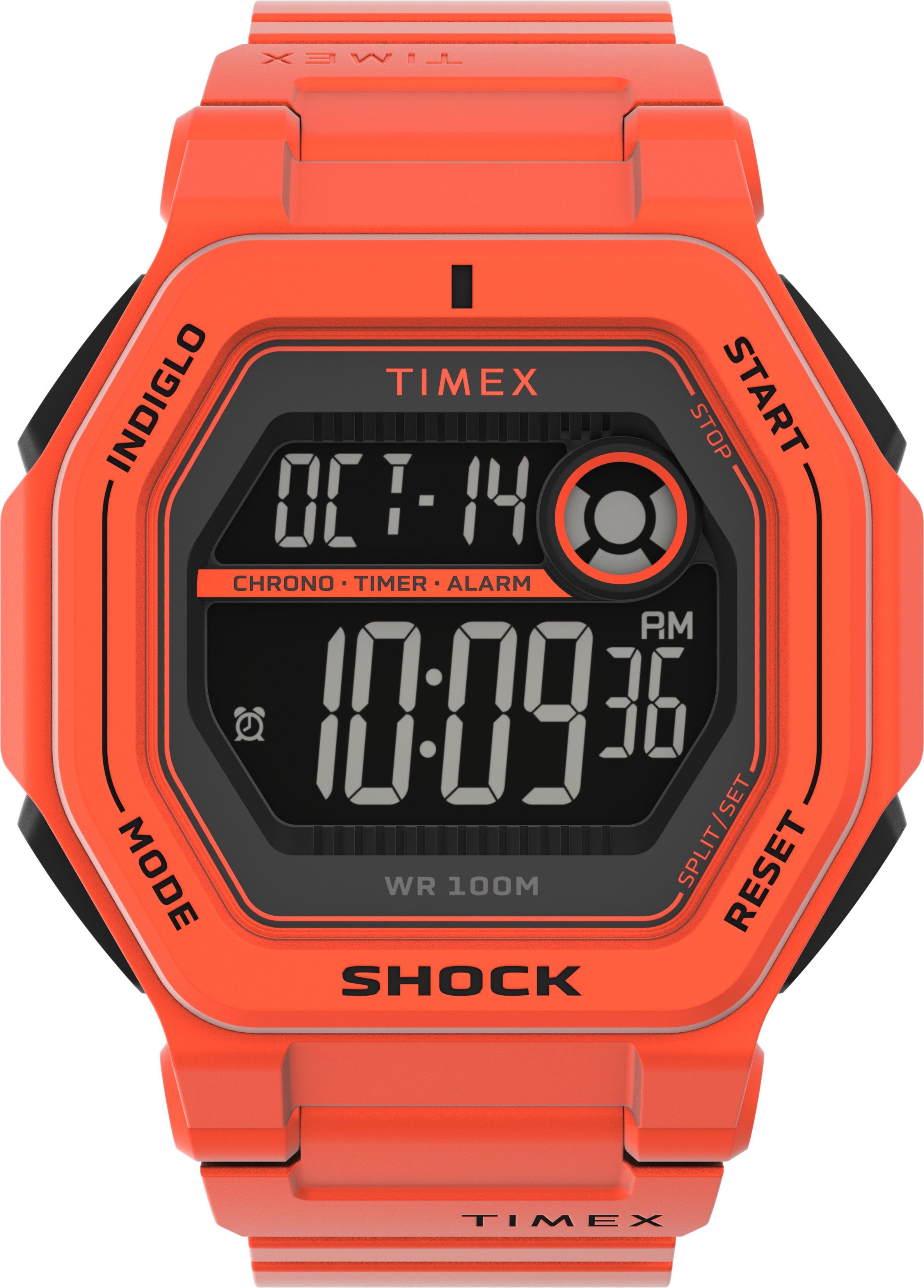 Timex Command Encounter Cab Digital Carat Digital Corr Resina Naranja Caja Resina 45 mm TW2V60000