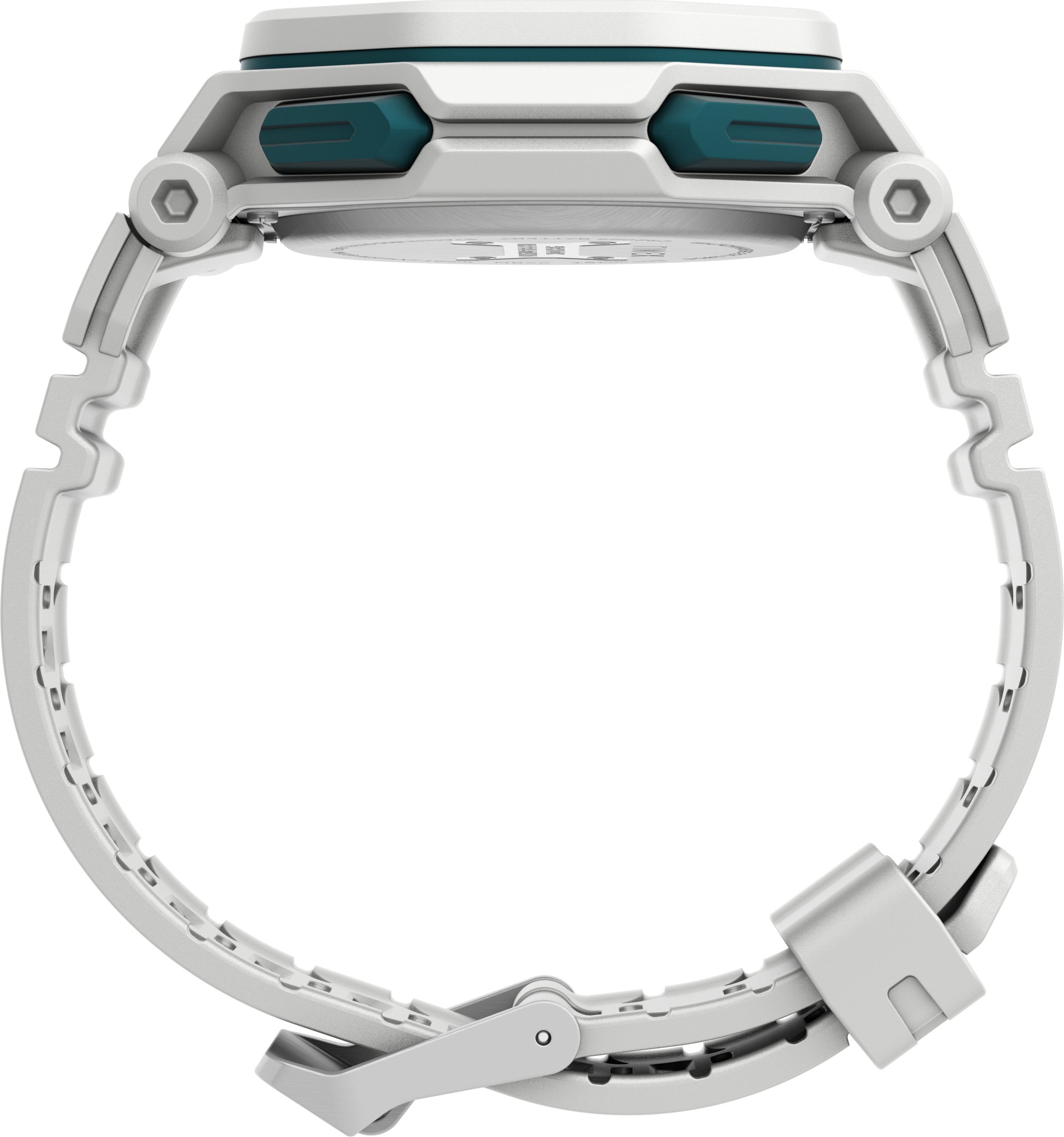 Timex Command Encounter Cab Digital Carat Digital Correa Resina Blanco Caja Resina 45 mm TW2V63600