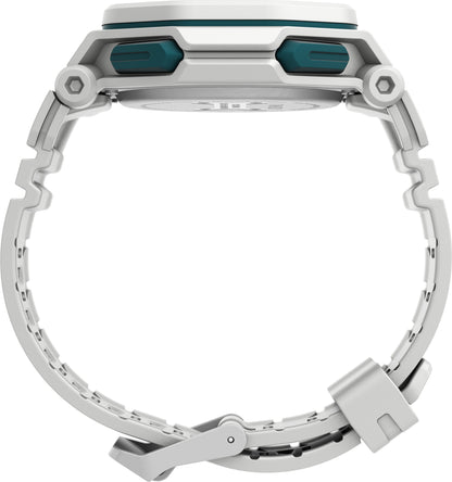 Timex Command Encounter Cab Digital Carat Digital Correa Resina Blanco Caja Resina 45 mm TW2V63600