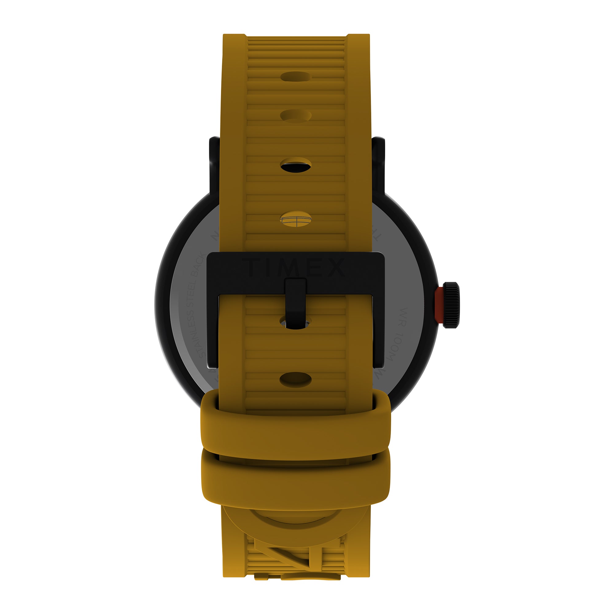 Timex Standard Diver Diver Cab 3 Manecillas Carat Negro Correa Material Sustentable Amarillo Caja Aleacion De Metal 43 mm TW2V71600