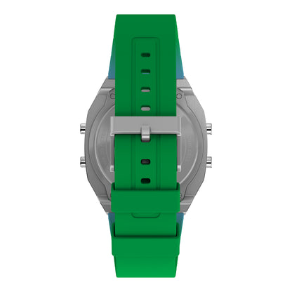 Timex Timex 80 Steel Unisex Digital Carat Digital Corr Resina Azul Caja Ac Inox 34.5 mm TW2V74500