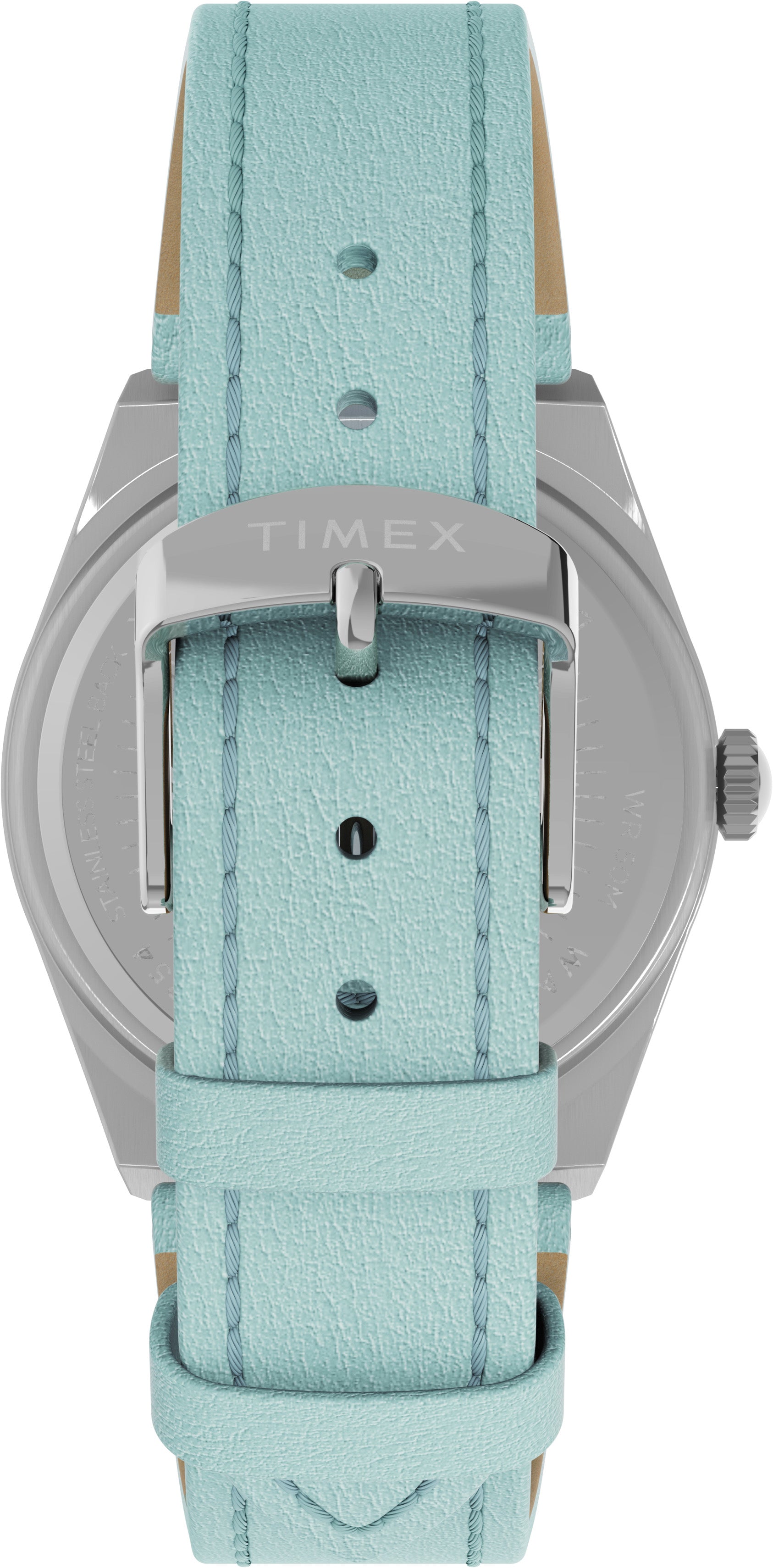 Timex Simone Dama Multifuncion Carat Azul Correa Piel Azul Caja Aleacion De Metal 38 mm TW2V80400