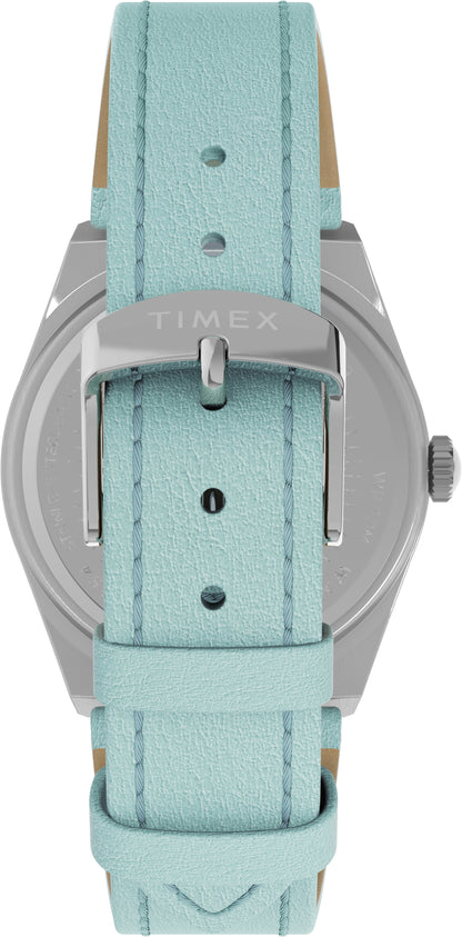 Timex Simone Dama Multifuncion Carat Azul Correa Piel Azul Caja Aleacion De Metal 38 mm TW2V80400