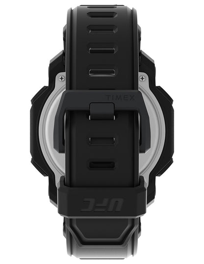 Timex Ufc Cab Knockout Carat Digital Correa Caucho Negra Caja Resina 48mm TW2V88100
