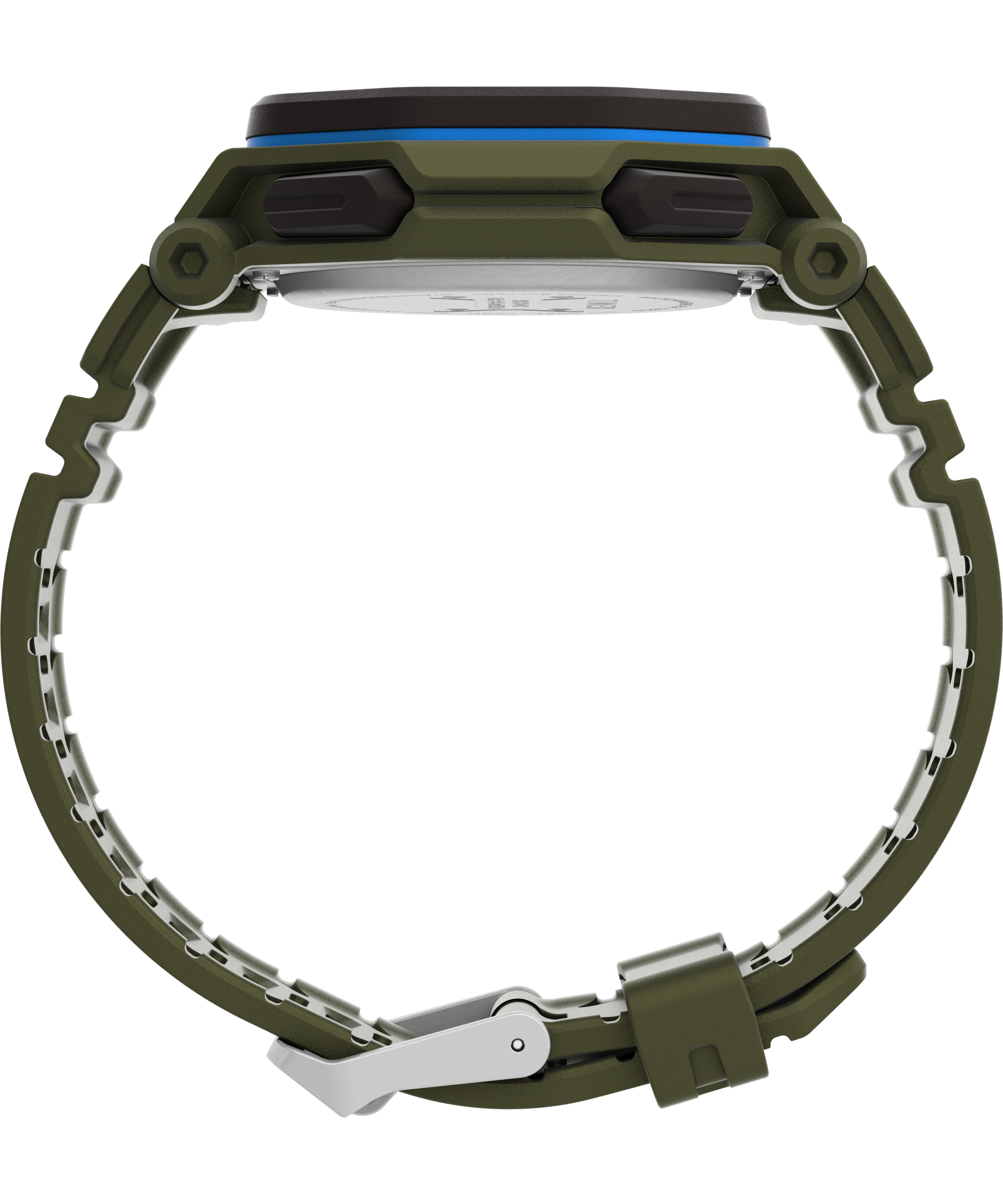 Timex Command Encounter Cab Digital Correa Resina Verde Caja 45mm TW2V93700