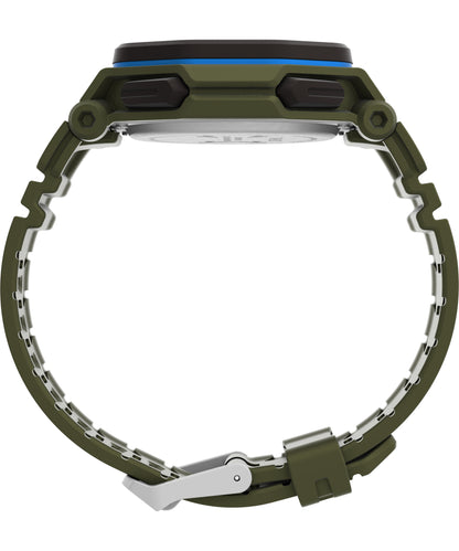 Timex Command Encounter Cab Digital Correa Resina Verde Caja 45mm TW2V93700