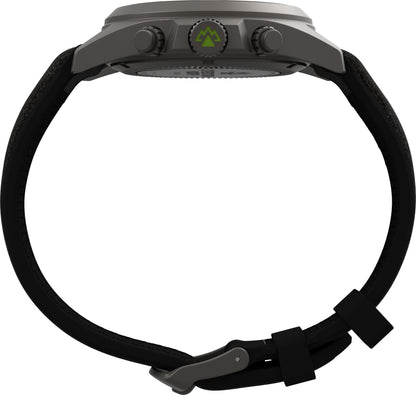Timex Expedition North Field Cab Chrono Carat Negra Correa Sil Negra Caja Titanio 43mm TW2V96300