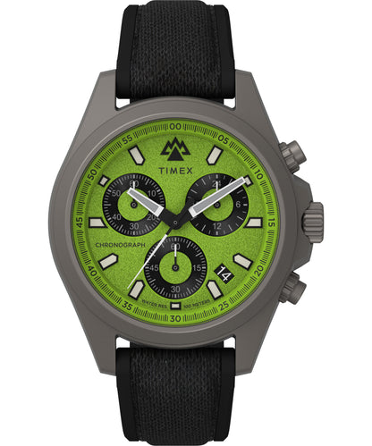 Timex Expedition North Field Cab Chrono Carat Ama Neon Correa Sil Negra Caja Pvd Titanio 43mm TW2V96400