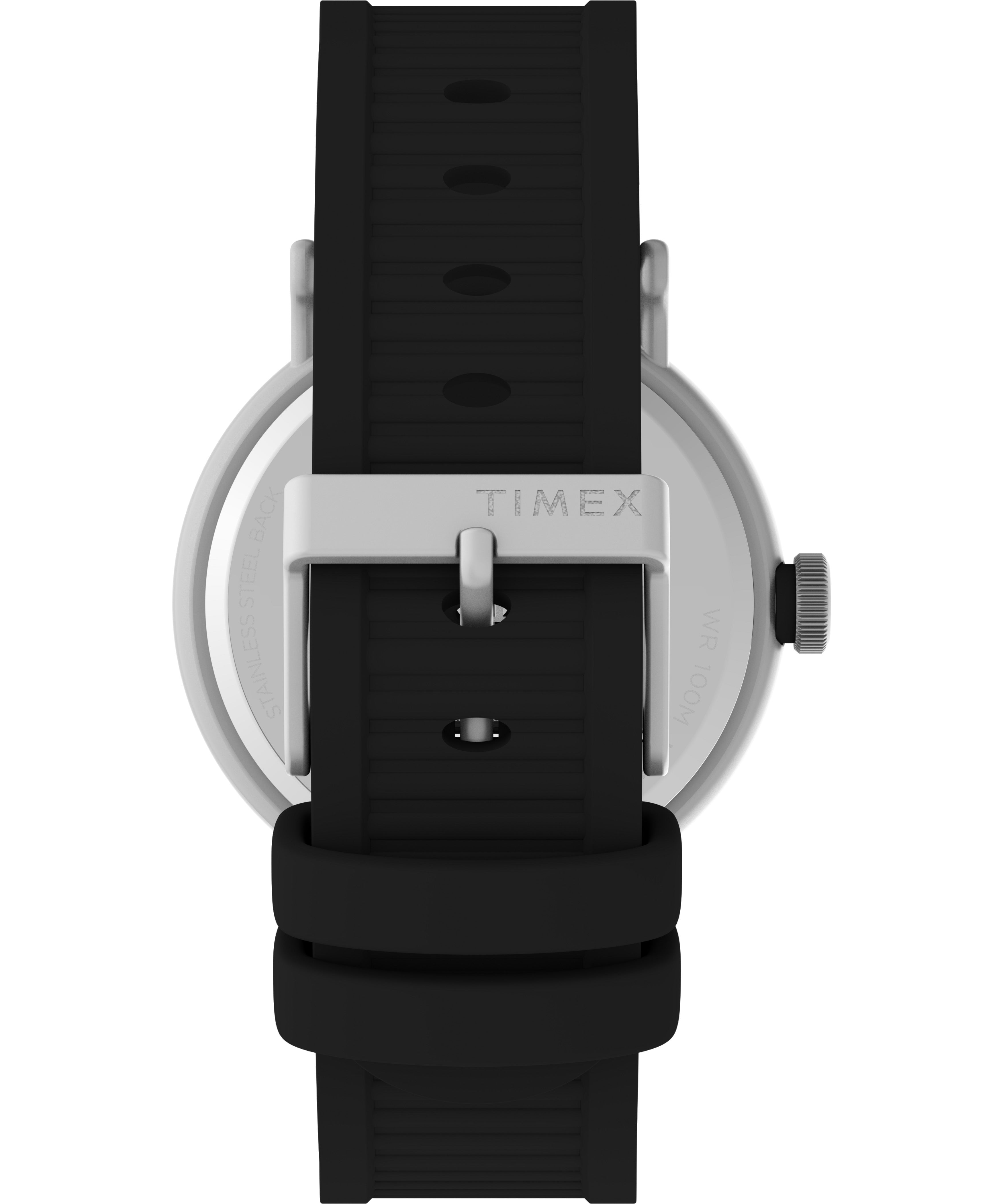 Timex Diver Cab 3 Manecillas Carat Negra Correa Eco-Friendly Negra Caja 43mm TW2W16700