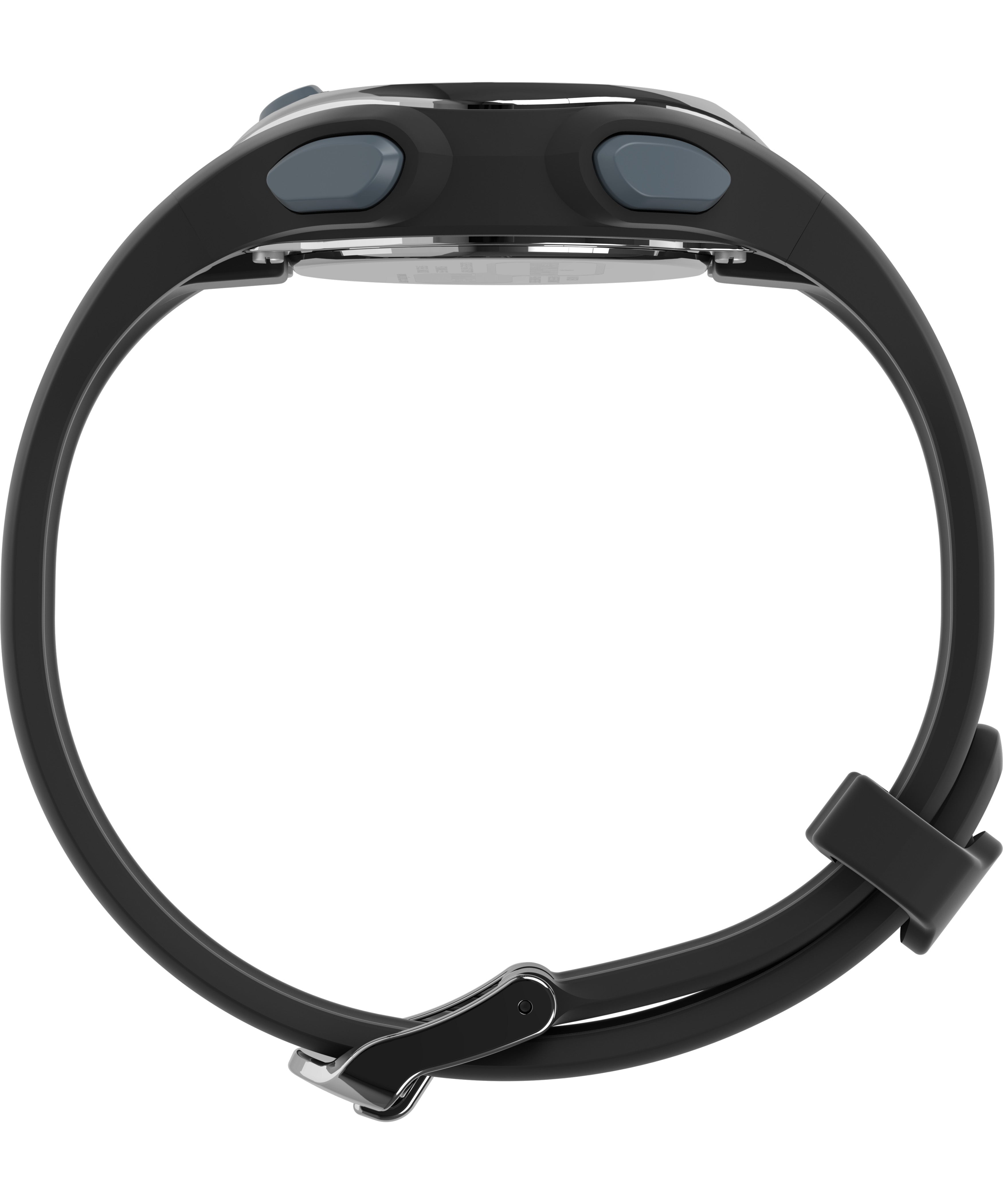 Timex Ironman Essential Dama Digital Correa Sil Negra Caja 34mm TW2W17300