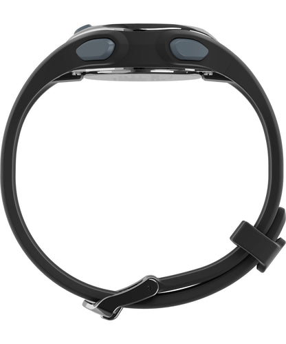 Timex Ironman Essential Dama Digital Correa Sil Negra Caja 34mm TW2W17300