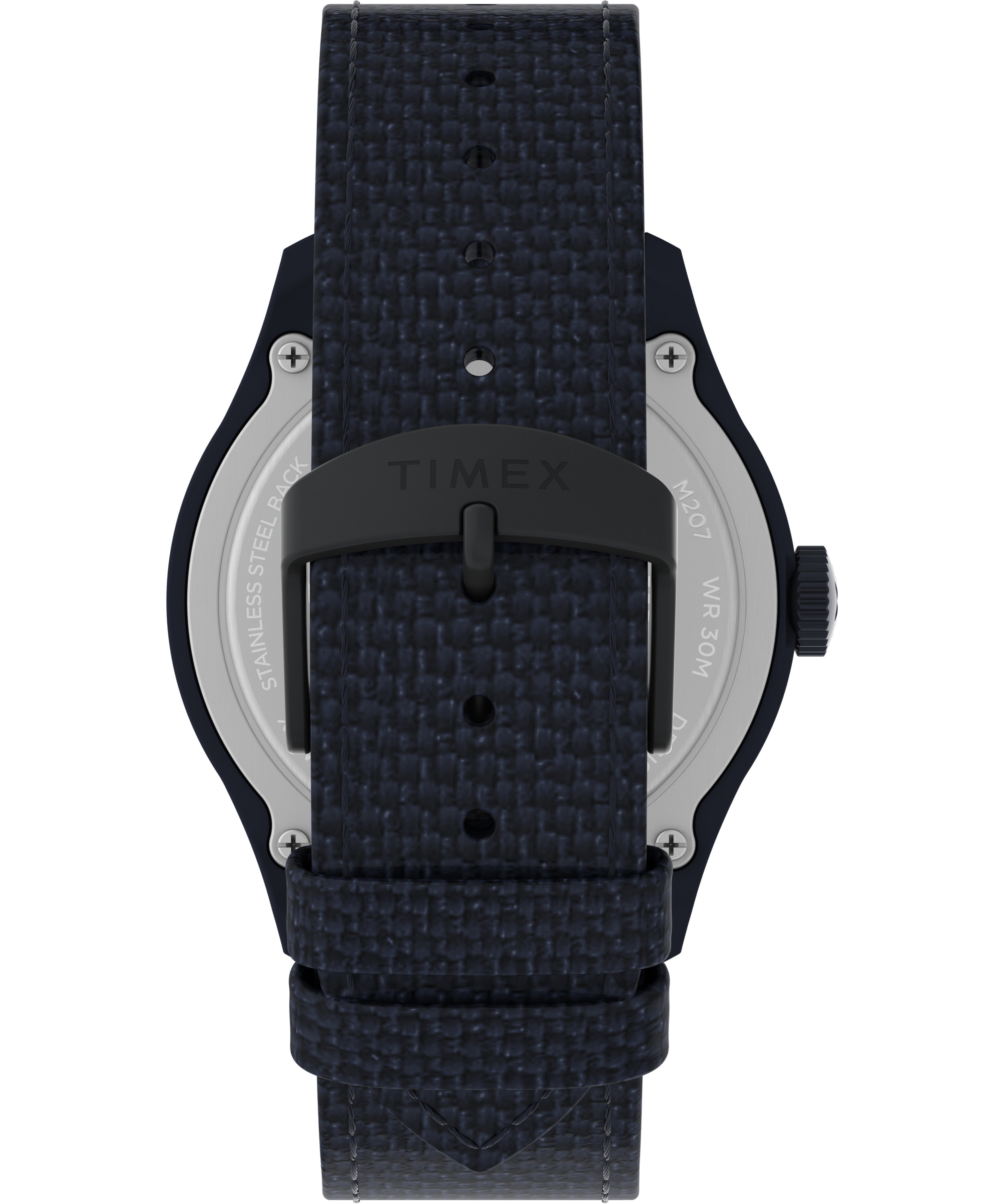 Timex Expedition North Traprock Cab 3 Manecillas Carat Azul Correa Eco Friendly Nylon Azul Caja 43mm TW2W23600