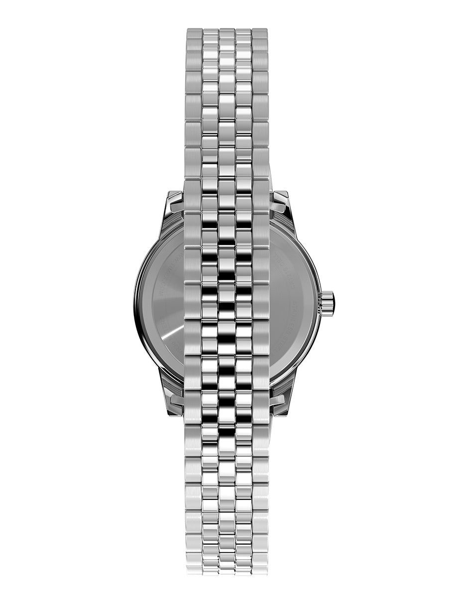 Timex Dama 3 Manecillas Carat Madre Perla Rosa Braz Expansion Perfect Fit Caja 25mm TW2W35200