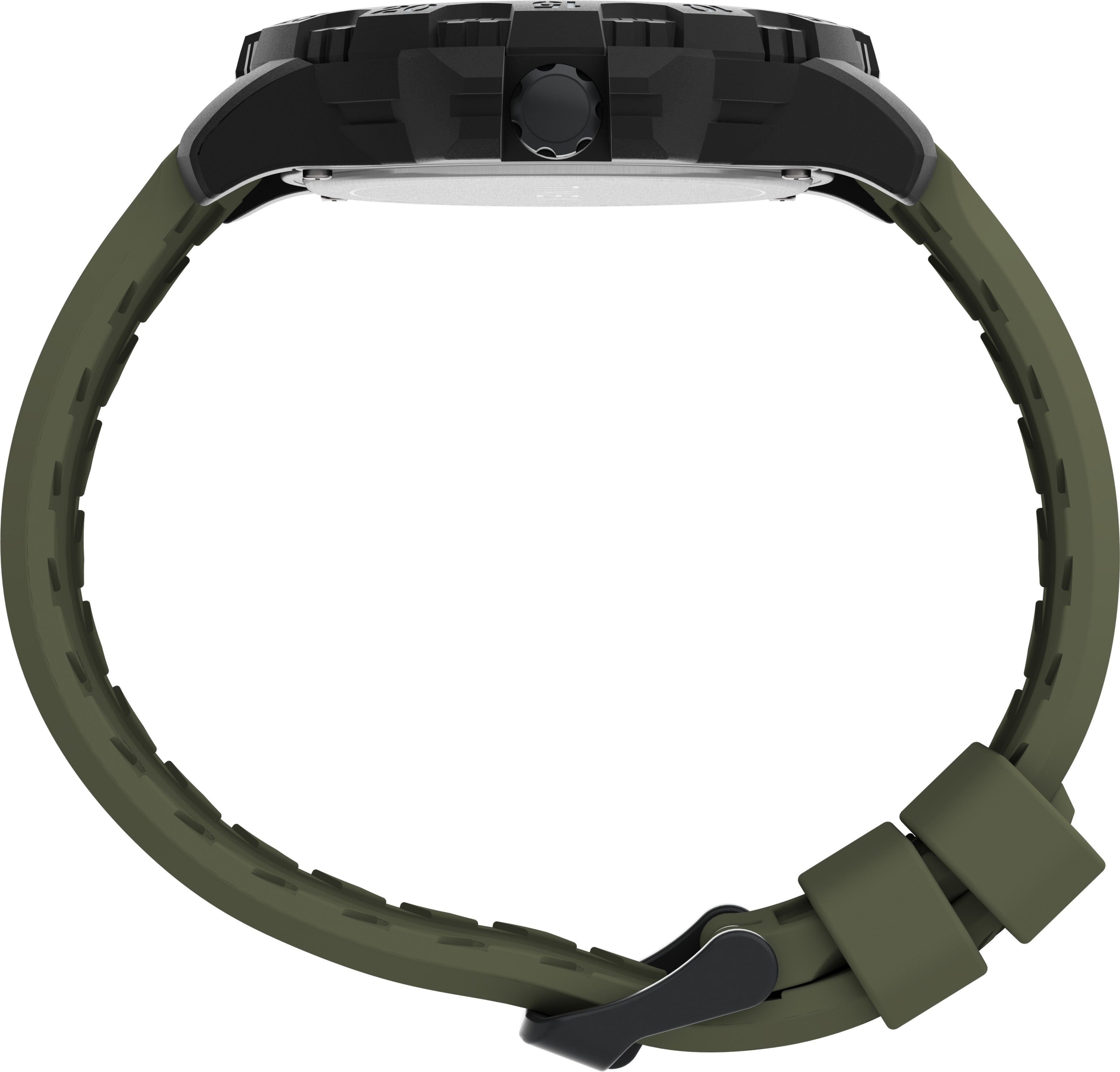 Timex Expedition Gallatin Carat Verde Caballero 44 mm Corr Silicon Verde TW4B25400