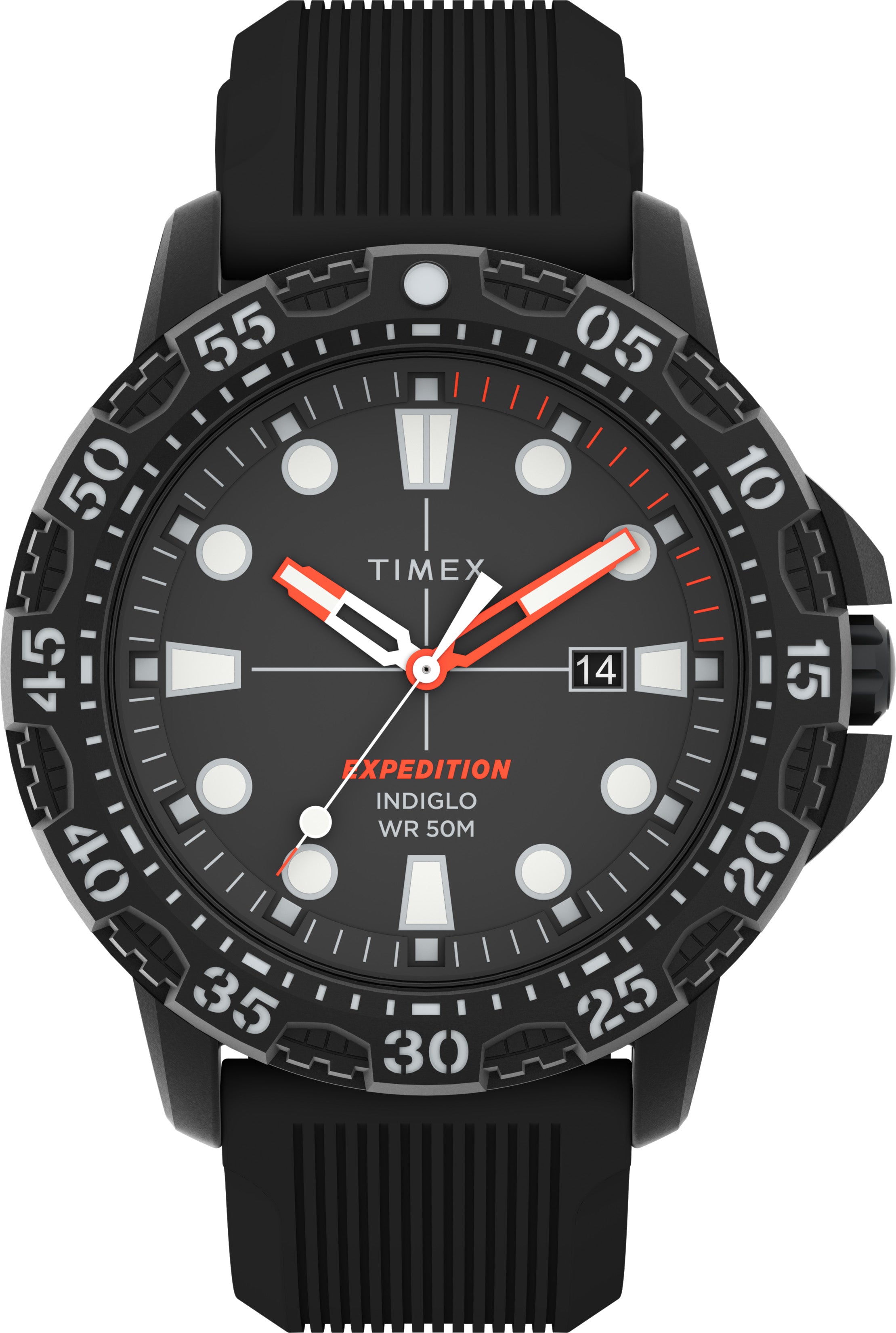 Timex Expedition Gallatin Carat Negro Caballero 44 mm Corr Silicon Negra TW4B25500