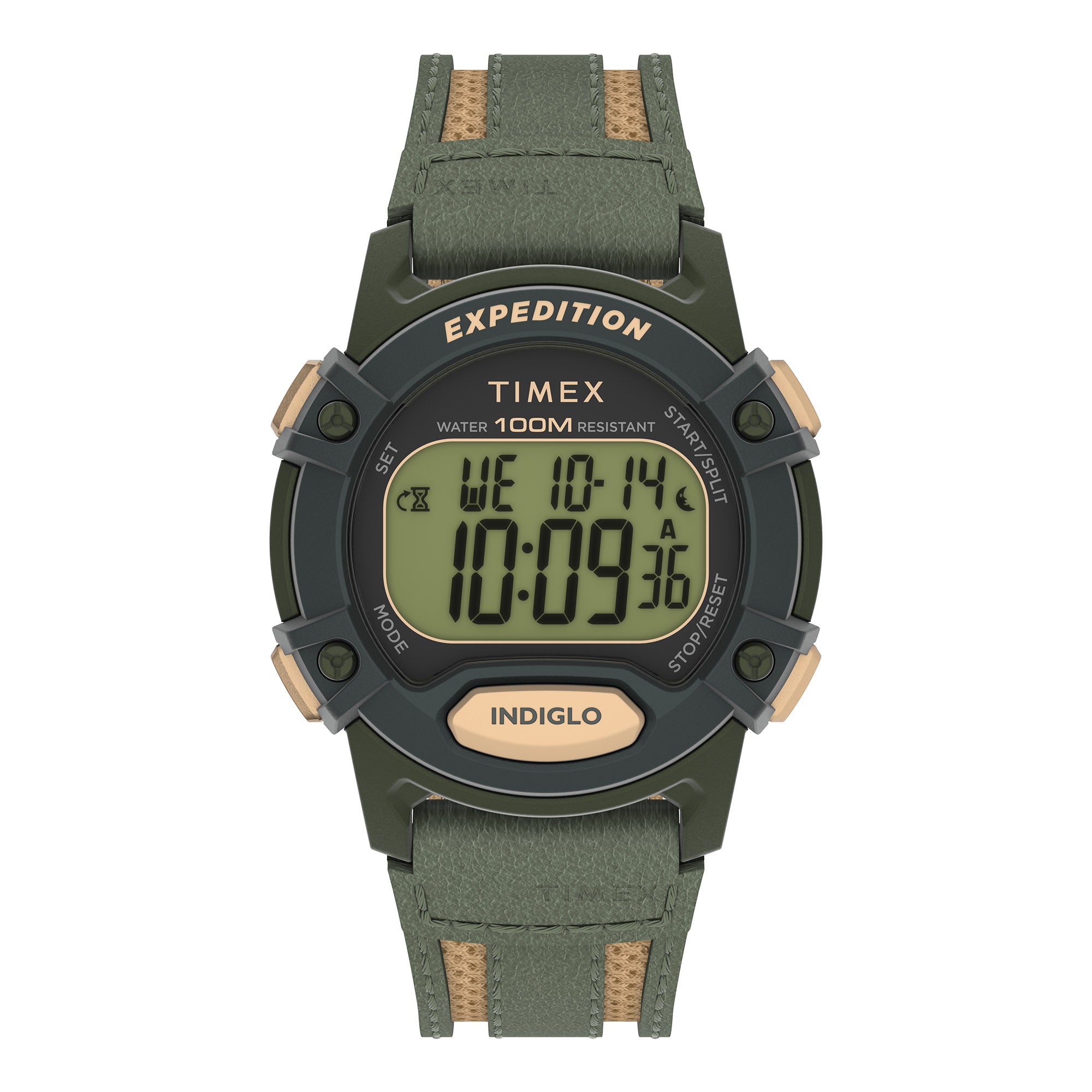 Timex Cab Expedition Cat 5 Verde Correa Nylon Caja 40mm TW4B30300